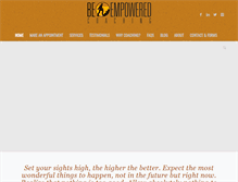 Tablet Screenshot of beempoweredcoaching.com